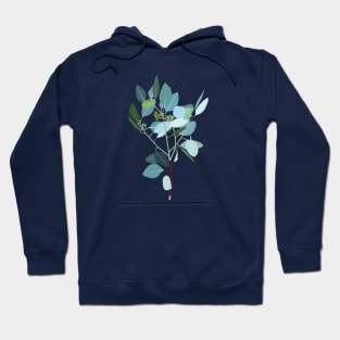 Eucalyptus Gum Leaves Australian Hoodie